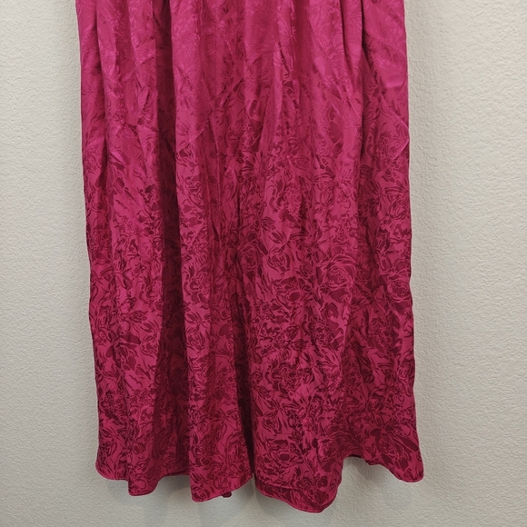 Free People Make An Entrance Strapless Floral Satin Maxi Dress Size 0 - Picture 12 of 15